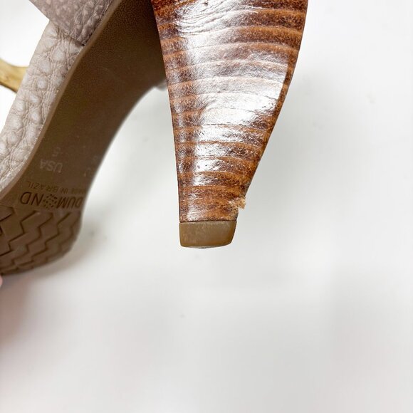 Dumond Snakeskin Leather High Heels - Picture 11 of 13